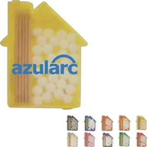 Pick 'n' Mints - Combination Toothpicks And Sugar Free Mints In A House Shaped Container