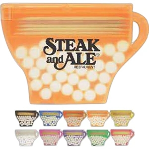Pick 'n' Mints - Combination Toothpicks And Sugar Free Mints In A Coffee Cup Shaped Container