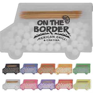 Pick 'n' Mints - Combination Of 10 Toothpicks And 35 Sugar Free Mints In A Truck Shaped Container
