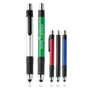 Touchwrite Logic - All Plastic Retractable Ballpoint Pen And Capacitive Touch Screen Stylus