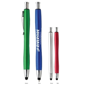 Touchwrite Matrix - Plastic Retractable Ballpoint Pen And Capacitive Touch Screen Stylus