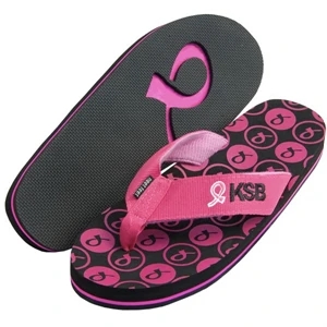 Bali - Surf Style Flip Flop With A Recessed 3 Layer Sole, Arch Support And Fabric Straps