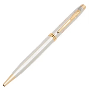 Palisade - Chrome - Ballpoint Pen With Twist Action Mechanism And Brass Barrel