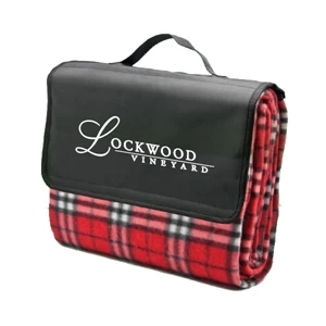 Kernwood - Plush All-purpose Picnic Blanket. 100% Polyester. Water-resistant