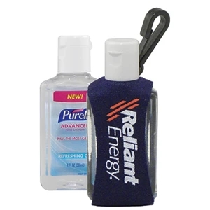 Purell (r) - Purell Hand Sanitizer In A 1 Oz. Bottle With Aloe Sanitizer In A Holder With Clip