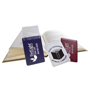 Credit Card Size Magnifier In A Protective Vinyl Case. 5 X Magnification
