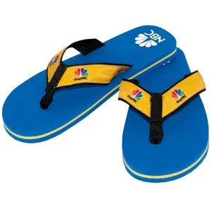 Key Largo Bottle Opener Flip Flop Sandal With Full Color Fabric Straps