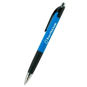 Phoenix - Digital Full Color Process - Retractable Pen With Bright Barrel, Ergo Grip, And Black Trim