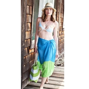 Colorfusion (tm) Transfer - Lightweight Cotton Sarong Is Indispensable Attire For Beachgoers