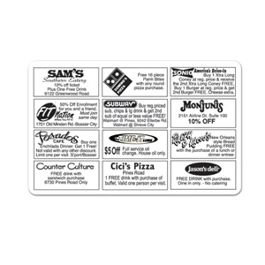 30 Mil White Material - Plastic Credit Card Size Cards In 30 Mil And 15 Mil Thicknesses