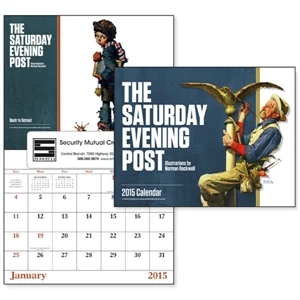 The Saturday Evening Post - 13-month, Window 2015 Calendar With Images By Norman Rockwell