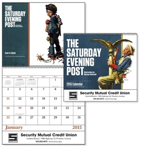 The Saturday Evening Post - Spiral, 13-month 2015 Calendar With Covers By Norman Rockwell