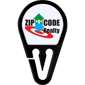 N-dome (tm) Keyzee (tm) - Black - Easily Attach Keys To Your Key Ring Without Breaking Your Fingernails. 1" X 1 5/8"