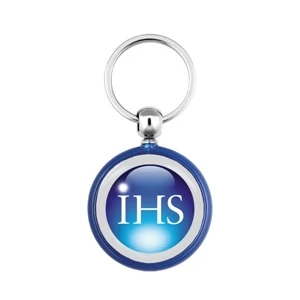 N-dome (tm) Onyx - Blue - Key Tag Includes New Budget Onyx And Vortex Designs.1 3/8"