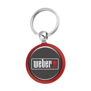 N-dome (tm) Onyx - Red - Key Tag Includes New Budget Onyx And Vortex Designs.1 3/8"