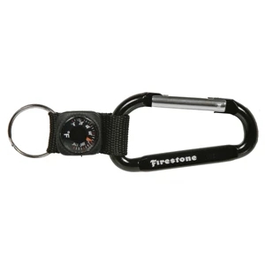 Everest - Black - High-grade Carabiner With Split-ring Clasp, Durable Strap & Thermometer.5" X 1 5/8"