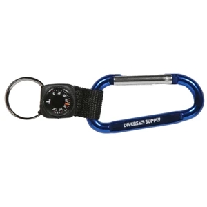 Everest - Blue - High-grade Carabiner With Split-ring Clasp, Durable Strap & Thermometer.5" X 1 5/8"