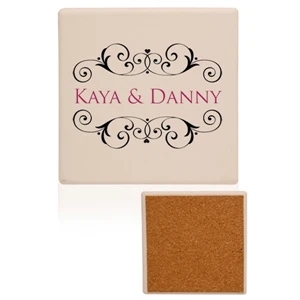 4" Square Ceramic Coasters