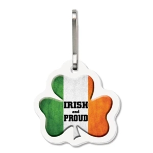 Bag & Luggage Tag (Zipper Pull) - Large Shamrock- Full Color