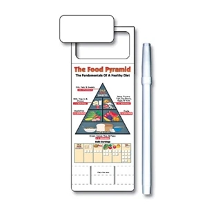 Skinny Mini (tm) - C - Food Pyramid - Memo Board (3.5 X 9). Includes Wet Erase Pen