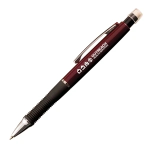 Budget - Budget Pencil. Plastic Body With Rubberized Grip, 0.7 Mm Lead Pencil With Eraser