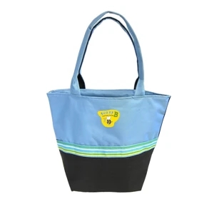 Tag Trends (tm) - Digital Transfer - Cape Cod Tote Bag--soft Rolled Handles, Structured Bottom With Ribbon Detail