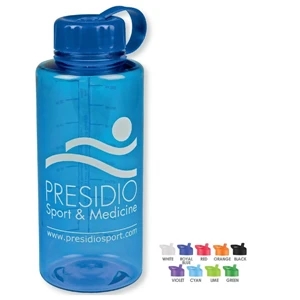 Personal Refillables (tm) - 36 Oz Tritan (tm) Bottle With Flip Straw Lid