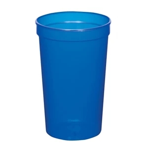 Translucent Blue - 22oz Stadium Cup (squat) - 11 Opaque And 4 Translucent Colors