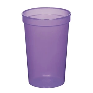 Translucent Purple - 22oz Stadium Cup (squat) - 11 Opaque And 4 Translucent Colors