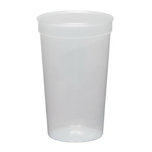 Natural Clear - 22oz Stadium Cup (squat) - 11 Opaque And 4 Translucent Colors