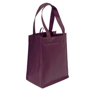 Bottle Style Tote With 6 Interior Floating Sleeves, Reinforced 18" Handles