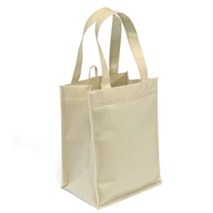 Bottle Sytle Tote With 6 Interior Floating Sleeves,18" Reinforced Handles
