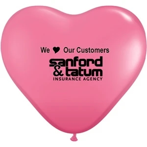 Qualatex (r) - Heart Shape, Biodegradable Latex Giant Balloon With Jewel And Fashion Colors