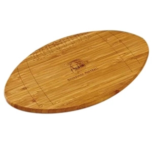 Football Shape Bamboo Cutting Board