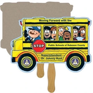 Bus Recycled Hand Fan