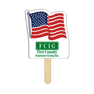 Flag Mini Hand Fan Full Color