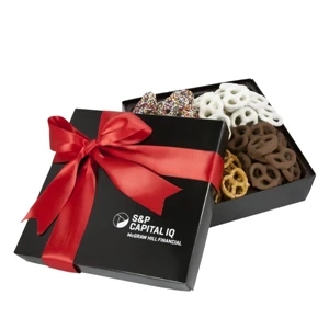 4 Cavity Gift Box with Assorted Mini Pretzels