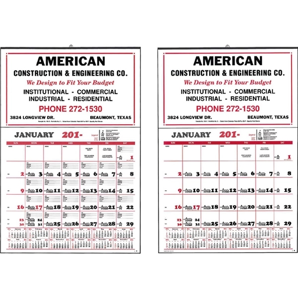 Contractor's apron calendar - Contractor's apron calendar - Image 0 of 0