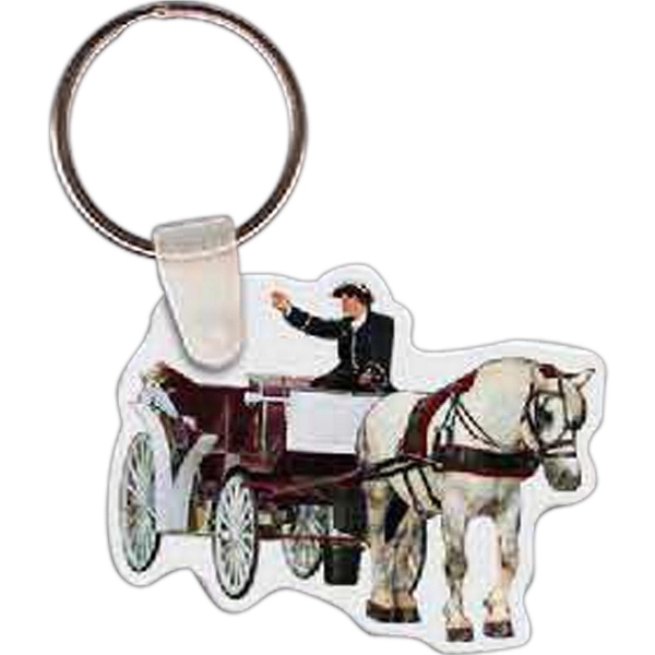 Horse & Carriage Key Tag - Horse & Carriage Key Tag - Image 0 of 0