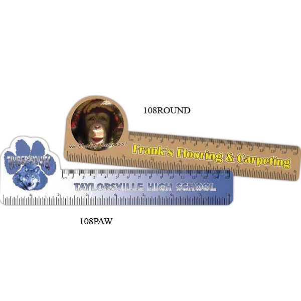 Paw Bookmark & 8" Ruler