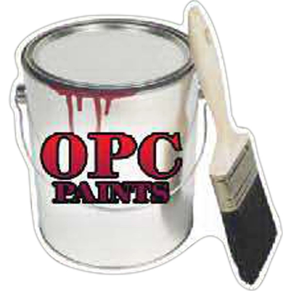 Paint Can with Brush Magnet
