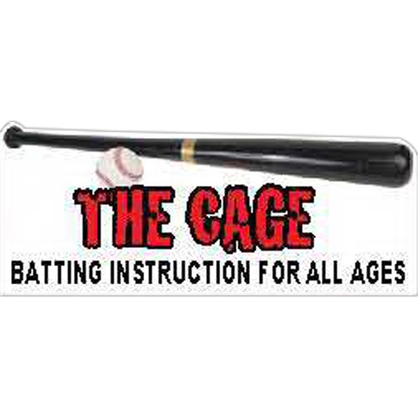 Baseball & Bat Magnet