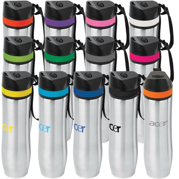 20 oz Persona® Wave Vacuum Water Bottle - 20 oz Persona® Wave Vacuum Water Bottle - Image 1 of 2