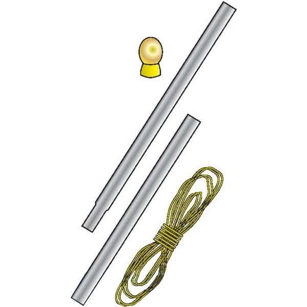 9 Ft. Jointed Flag Pole - 9 Ft. Jointed Flag Pole - Image 0 of 0