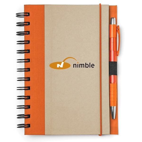 Custom Recycled Spiral Notebook Set