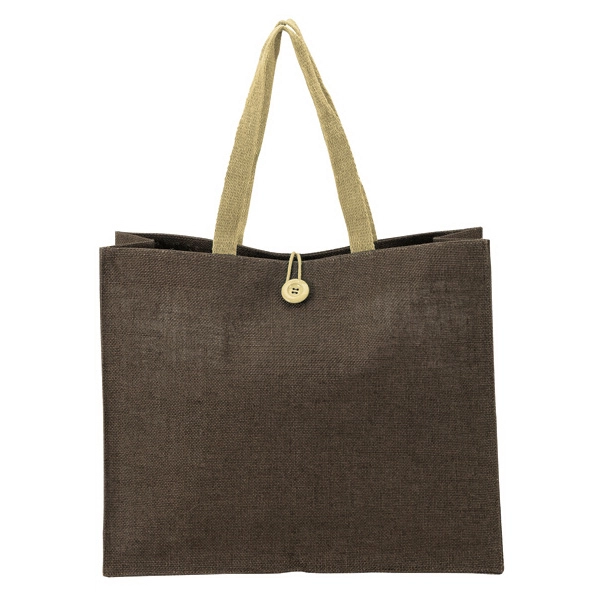 Melbourne Natural Jute Tote - Melbourne Natural Jute Tote - Image 2 of 6