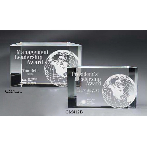 Freestanding Beveled Back Award - Medium