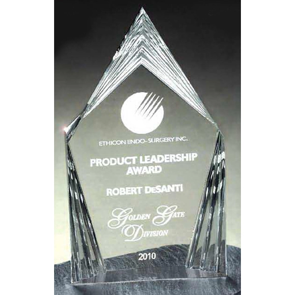 Clear Millennium Lucite Tower Award