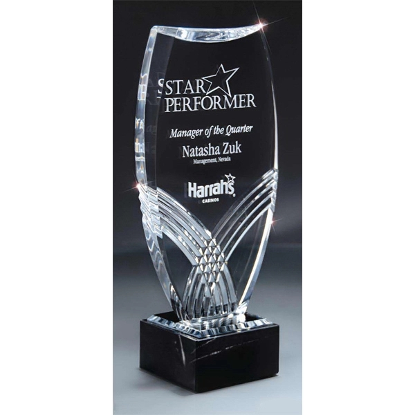 Large Nile Tower Award on Marble Base