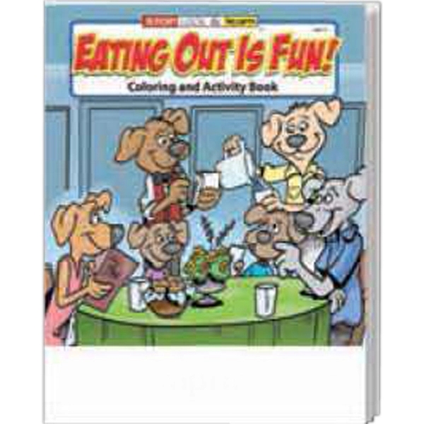 Eating Out Is Fun Coloring and Activity Book - Eating Out Is Fun Coloring and Activity Book - Image 1 of 2